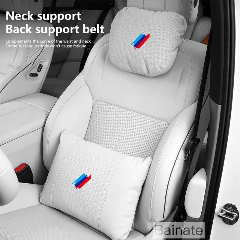 Car Headrest Neck Support Seat Lumbar Cushion, For BMW M Performance G30 G32 G01 G02 G05 G06 G07 G26 G23 F40 F20, Neck Cushion