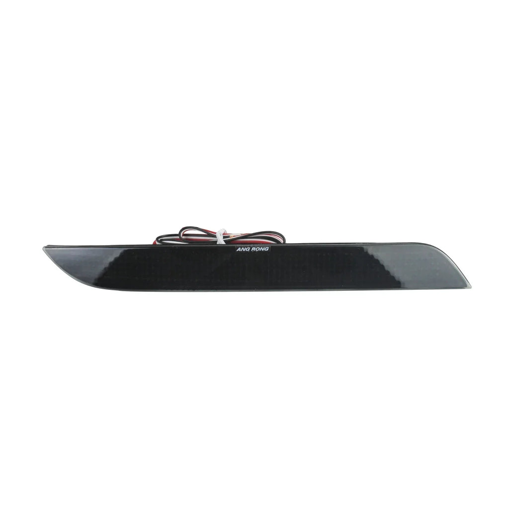 ANGRONG Black Lens LED Rear Bumper Reflector Brake Reverse Light For BMW 5 Series F10 F11 F18