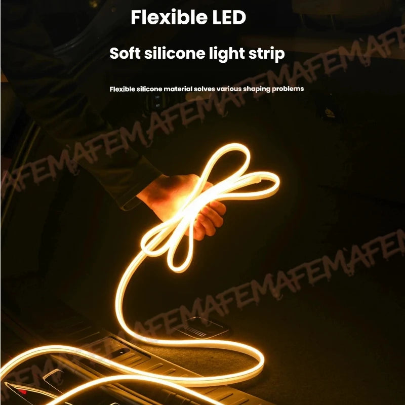 Rear Trunk Light Strip For BMW 1 2 3 5 Series E90 E60 E70 E46 F10 F20 F30 G20 F34 i3 Bright LED Silicone