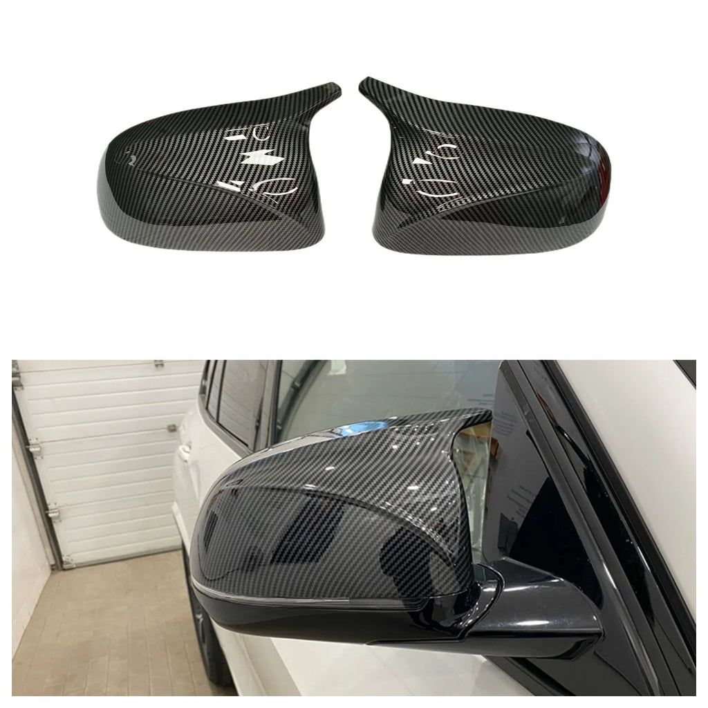 For BMW X3 X4 X5 X6 X7G05 G06 G07 G01 G02 2018-2025 LHD RHD Mirror Cover Car Side Rearview Mirror Cover Cap Gloss Black