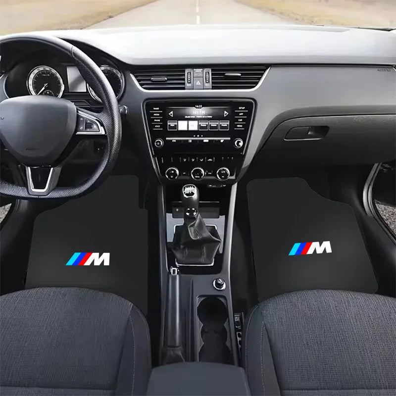 Car Floor Mat Non-slip Waterproof Front&Rear Protect Foot Pad For Bmw Performance M E46 E90 F20 E39 F10 X3 E83 E61Car Accessory