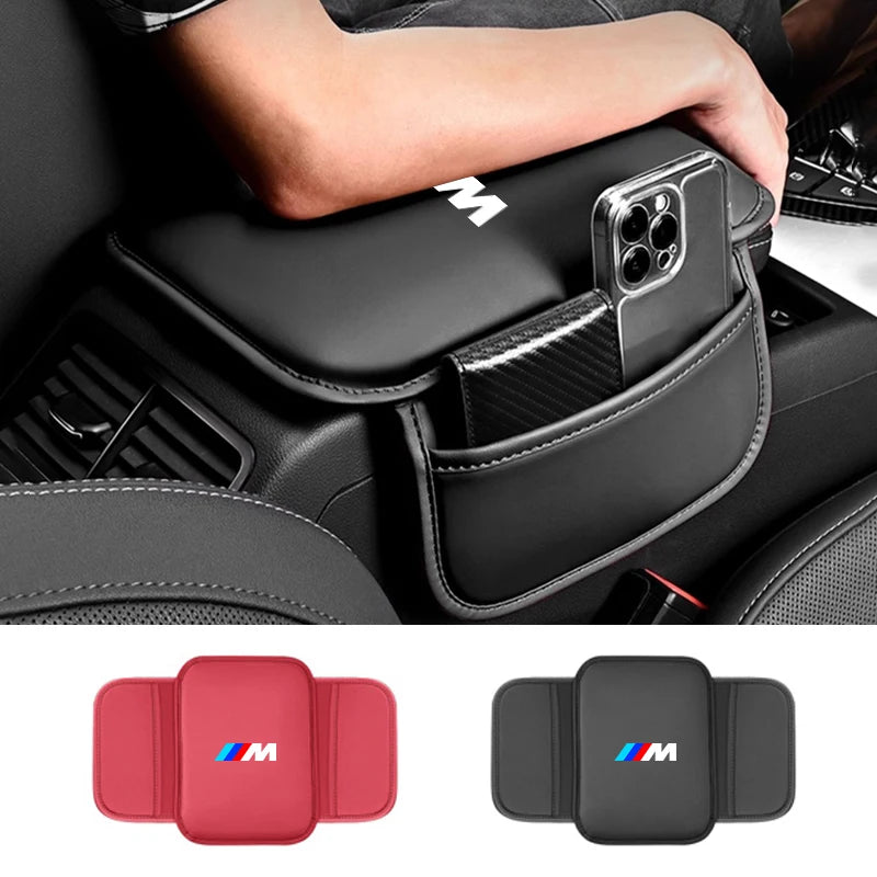 Car Armrest Box Mat Cushion Storage Bag For BMW E46 E90 E60 F30 F10 E39 E36 F20 G30 G20 E87 E92 E91 E3 Car Accessories