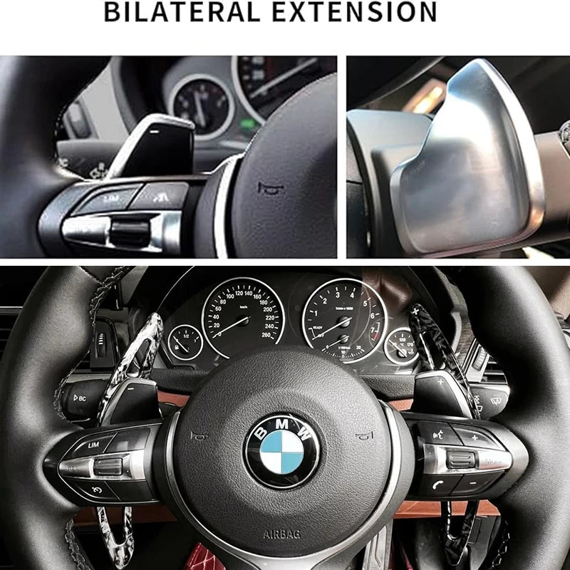 For BMW F30 F31 F32 F10 F20 F22 F15 F16 X1 X3 X4 X5 X6 1 2 3 4 5 6 7 Series Car Steering Wheel Paddle Shifter Extension