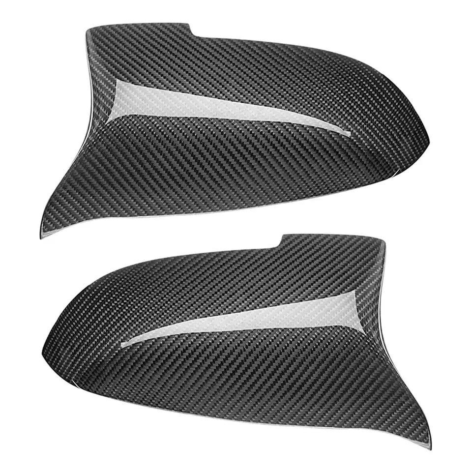 2Pcs Gloss Black Mirror Cover Car Side Rearview Mirror Cover Cap For BMW 5 Series F10 F18 2014-2018 LHD RHD 51167308683