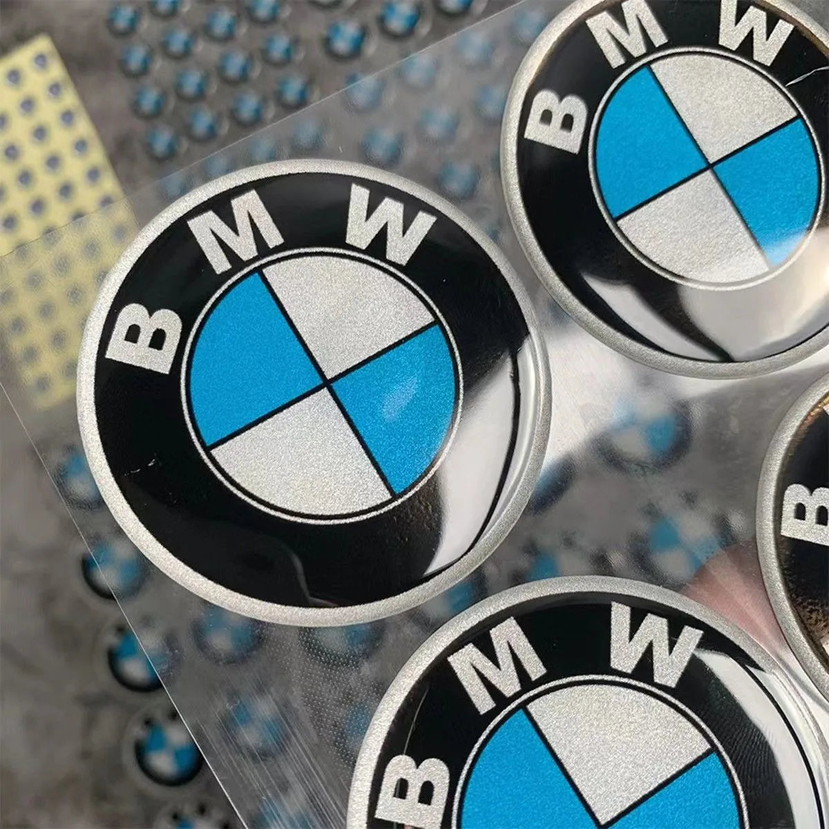 2pc 25mm For BMW Performance E46 E90 F10 F30 X3 F20 E60 E70 E39 E36 E87 X7 Car Remote Key Emblem Sticker Emblem Decoration Decal