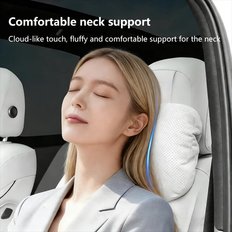 Car Headrest Neck Support Seat Lumbar Cushion, For BMW M Performance G30 G32 G01 G02 G05 G06 G07 G26 G23 F40 F20, Neck Cushion