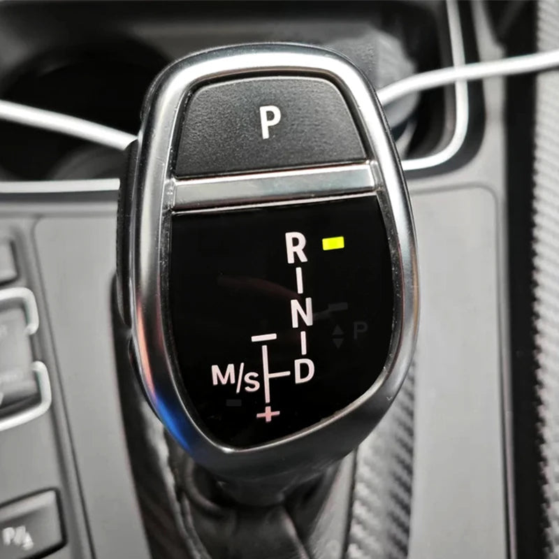 LHD Left Hand Drive For BMW F Chassis F30 F10 F31 F34 3 4 5 6 7 X1 X3 X4 X5 X7 Car LED Gear Shift Knob Shifter Lever Repair Trim
