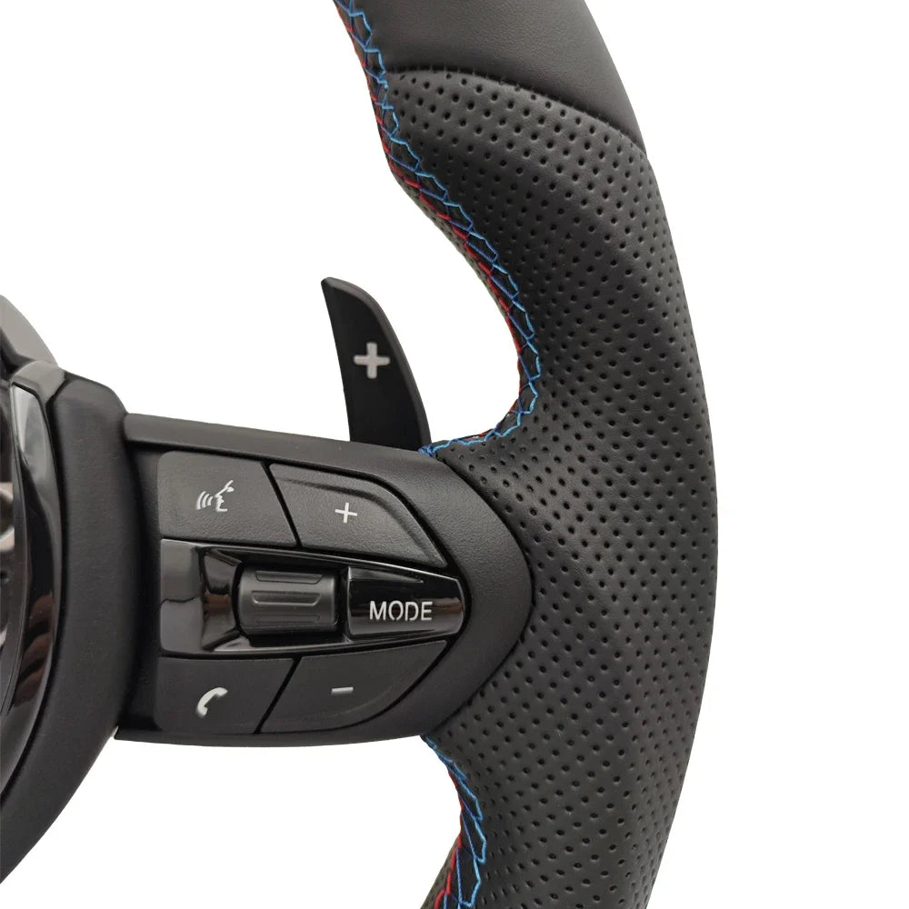 Blue Red M Sport Steering Wheel for BMW F01 F06 F10 F11 F12 F20 F21 F22 F25 F26 F30 F31 F32 F33 F34 F36 M3 F80 M4 F82 M5 F90