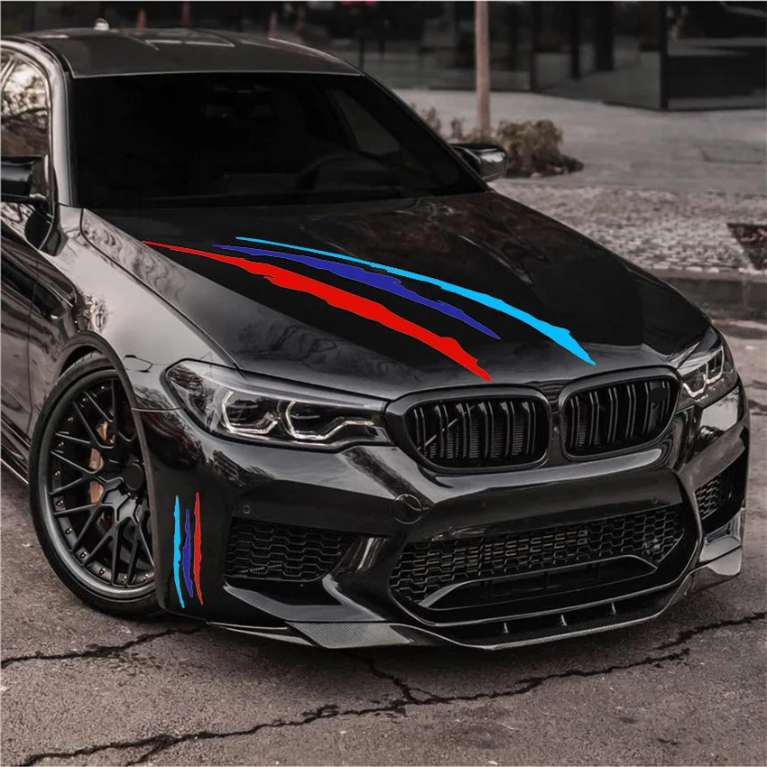Car Headlight Eyebrow Sticker Ghost Claw Stripe Decal For BMW X1 X2 X3 X4 X5 X6 X7 Series 1 2 3 4 5 6 7 8 Z4 E46 E90 E60 E70 F30