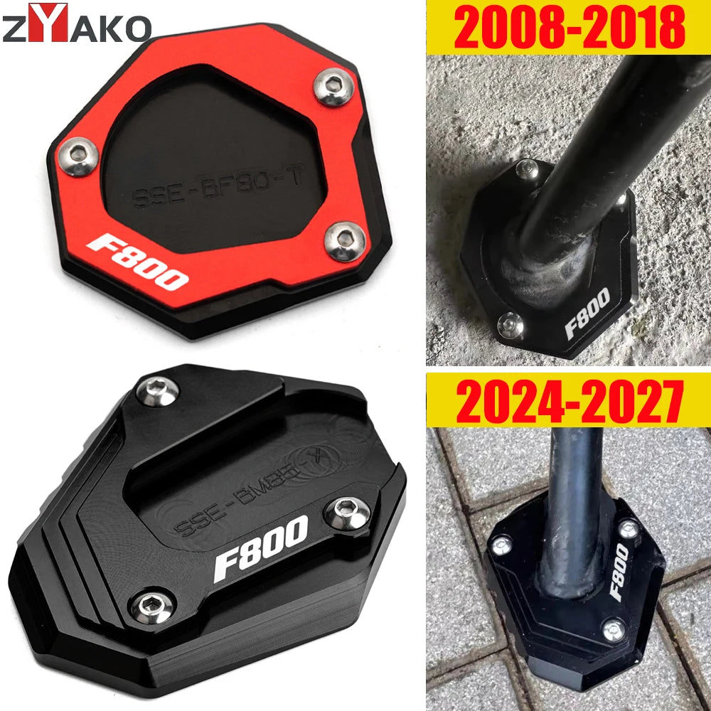 For BMW F800GS ADV F800 GS Adventure 2008-2018 2024-2025 2026 F 800 GS CNC Motorcycle Kickstand Extension Side Stand Enlarge Pad